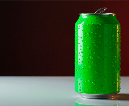 Biodegradable drinking straws with green leaves