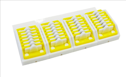 Biodegradable drinking straws with green leaves