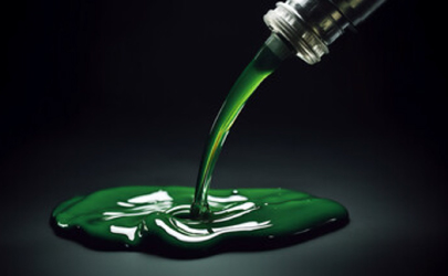 Biodegradable drinking straws with green leaves