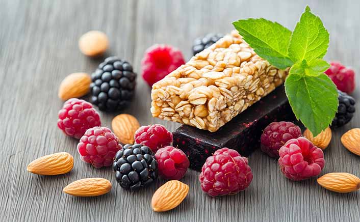 Biodegradable drinking straws with green leaves