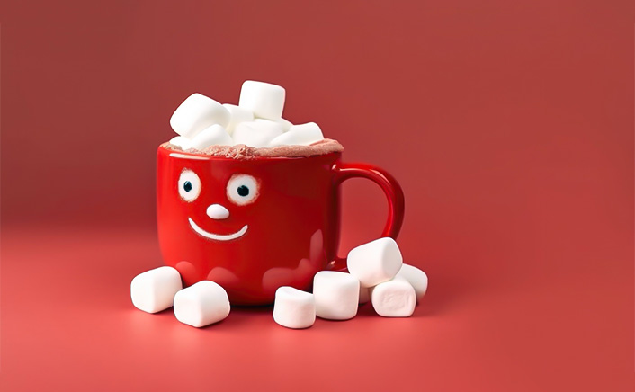 Biodegradable drinking straws with green leaves