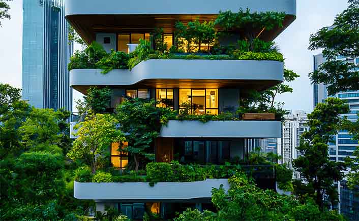 Biodegradable drinking straws with green leaves