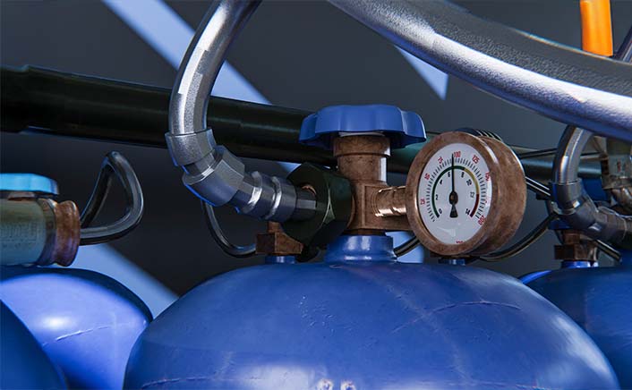 Biodegradable drinking straws with green leaves