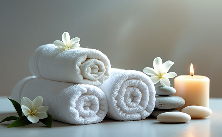 Biodegradable drinking straws with green leaves