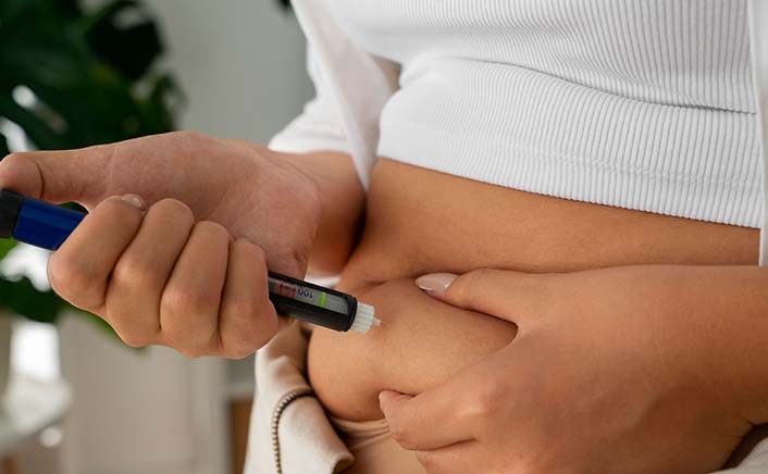 Biodegradable drinking straws with green leaves