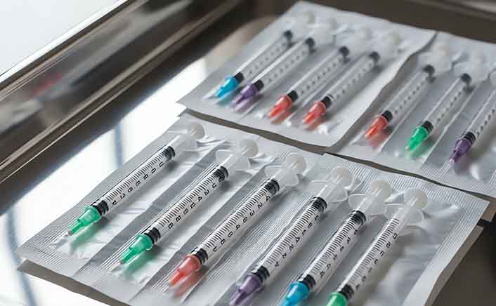 Biodegradable drinking straws with green leaves