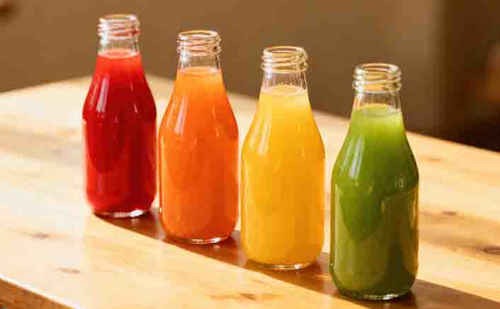 Biodegradable drinking straws with green leaves