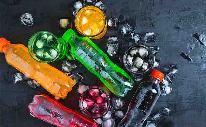 Biodegradable drinking straws with green leaves