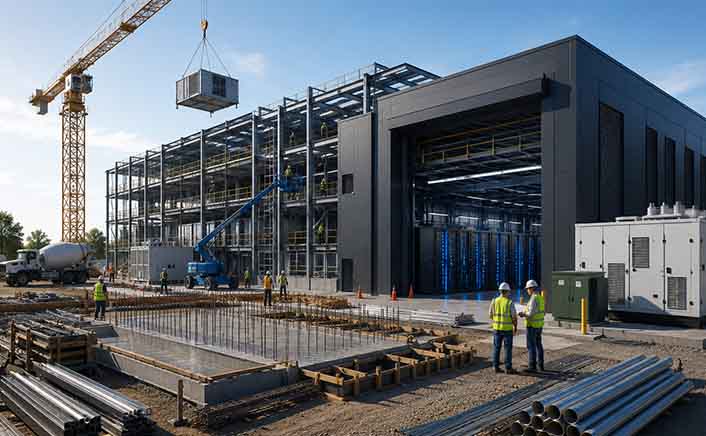 Rising Hyperscale Investments and Cloud Infrastructure Expansion Drive Global Data Center Construction Market Growth.